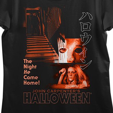 Juniors' John Carpenter Halloween Graphic Tee