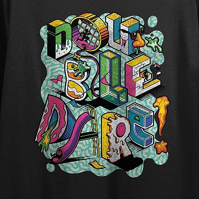 Juniors' Double Dare Obstacle Graphic Tee
