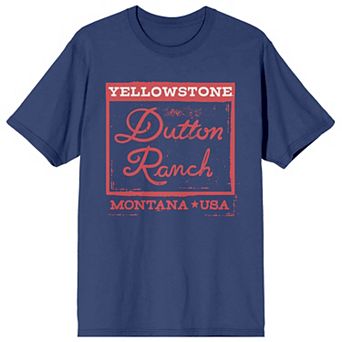Juniors' Yellowstone Dutton Ranch Graphic Crewneck Tee