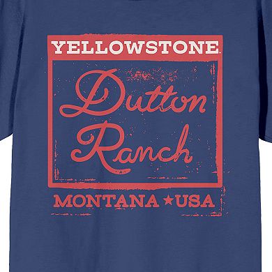 Juniors' Yellowstone Dutton Ranch Graphic Tee