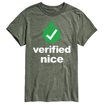 Men's Verified Nice Graphic Tee