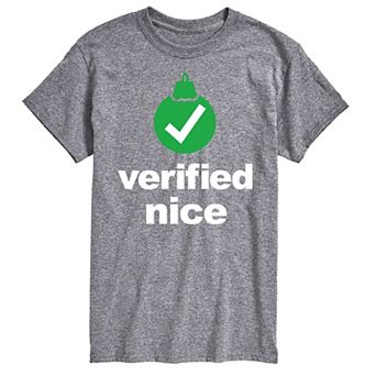Men's Verified Nice Graphic Tee