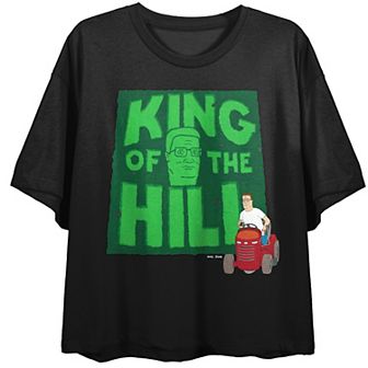 Juniors' King Of The Hill Grass Graphic Tee
