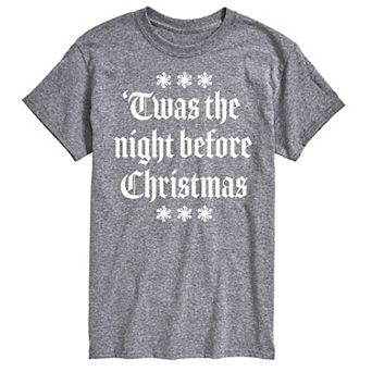 Men's Twas The Night Before Christmas Graphic Tee