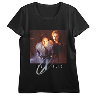 Juniors' The X-Files Character Graphic Tee
