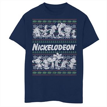 Boys 8-20 Nicktoons Christmas Ugly Sweater Graphic Tee