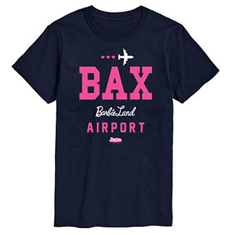 Men's Barbie Movie President Airport Graphic Tee