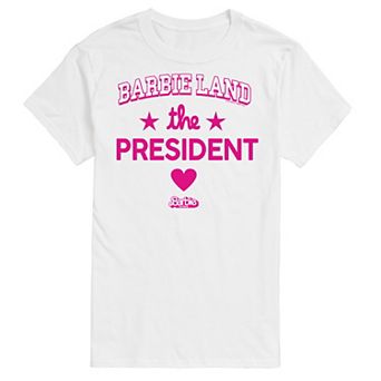 Men's Barbie Movie President Graphic Tee