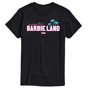 Men's Barbie Movie Greetings From Graphic Tee