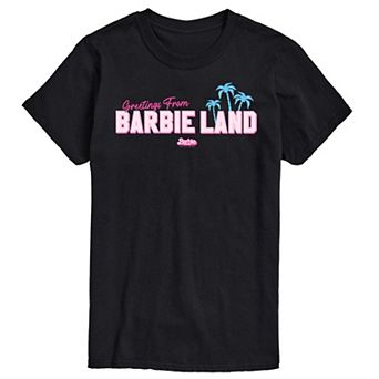 Men's Barbie Movie Greetings From Graphic Tee