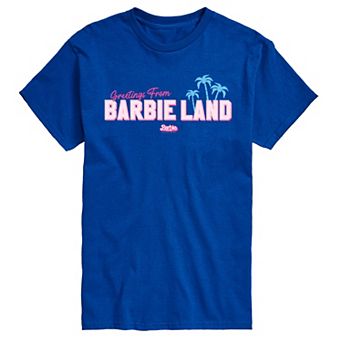 Men's Barbie Movie Greetings From Graphic Tee