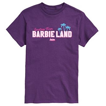 Men's Barbie Movie Greetings From Graphic Tee