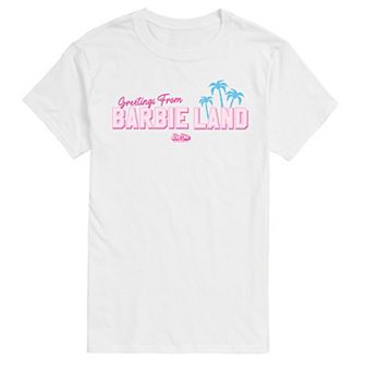 Men's Barbie Movie Greetings From Graphic Tee