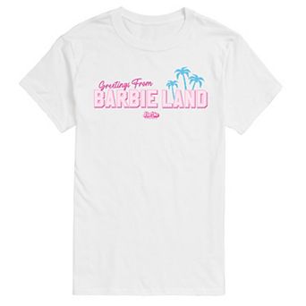 Men's Barbie Movie Greetings From Graphic Tee