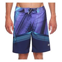 Plus Size Lands' End 9 Quick Dry Elastic Waist Swim Board Shorts Cover-up  With Panty