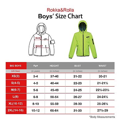 Boys' Rokka&Rolla Lightweight Windbreaker Jacket