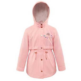 Girls' Rokka&Rolla Lightweight Rain Jacket Trench Coat