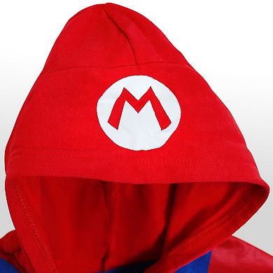 Boys 8-20 Nintendo Super Mario Bros Overall Zip Hoodie