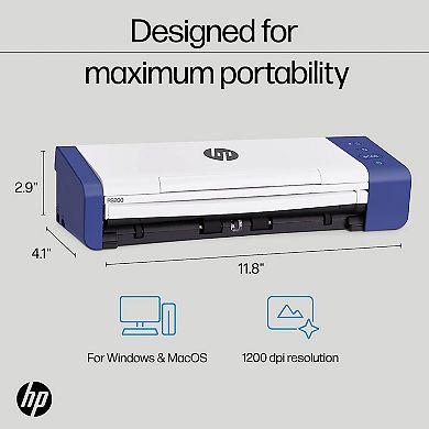 HP Duplex Document Scanner & Photo Scanner W/Auto-Feed Tray for 2-Sided Scanning