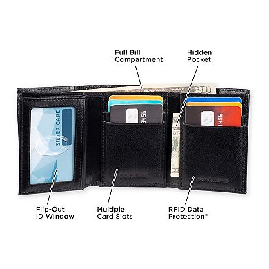 Men's Dockers® RFID-Blocking Extra-Capacity Trifold Wallet
