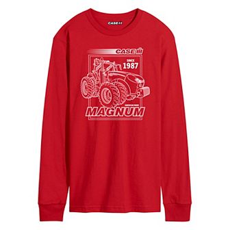 Men's Case IH Magnum White Long Sleeve Graphic Tee