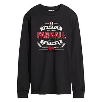 Men's Case IH Tractor Company Badge Long Sleeve Graphic Tee