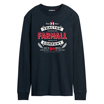 Men's Case IH Tractor Company Badge Long Sleeve Graphic Tee