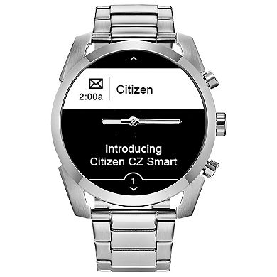 Citizen CZ SMART Stainless Steel Chronograph Hybrid Sport Smartwatch