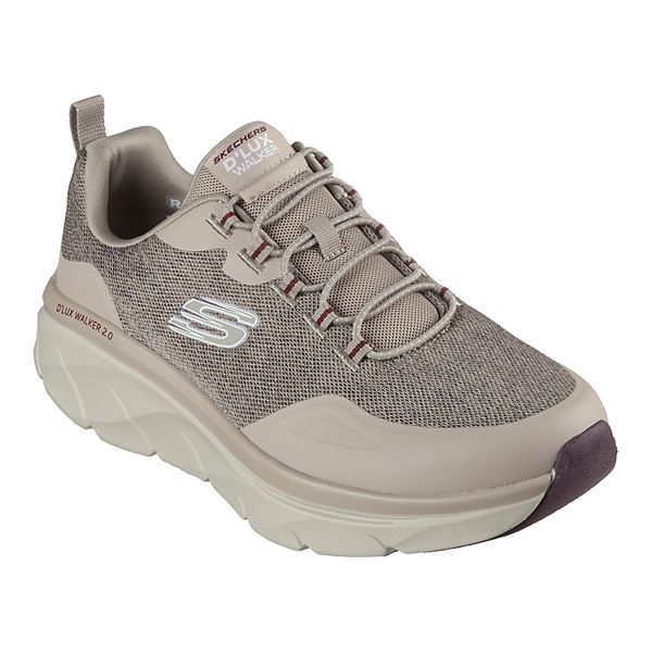 Skechers Relaxed Fit® D'Lux Walker 2.0 Steadyway Men's Shoes - Taupe (7 XW)