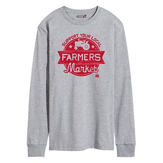 Men's Case IH Support Local Farmers Long Sleeve Graphic Tee