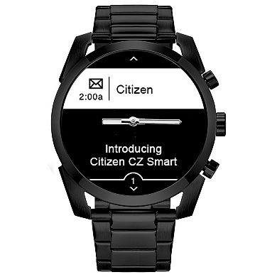 Citizen CZ SMART Stainless Steel Hybrid Sport Smartwatch with Grey Stainless Steel Bracelet