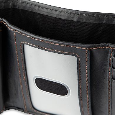 Men's Columbia RFID-Blocking Extra-Capacity Trifold Leather Wallet