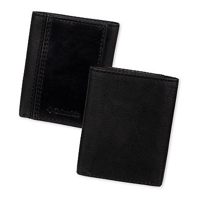 Men's Columbia RFID-Blocking Extra-Capacity Trifold Wallet with Exterior Pocket