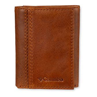 Men's Columbia RFID-Blocking Extra-Capacity Trifold Wallet with Exterior Pocket