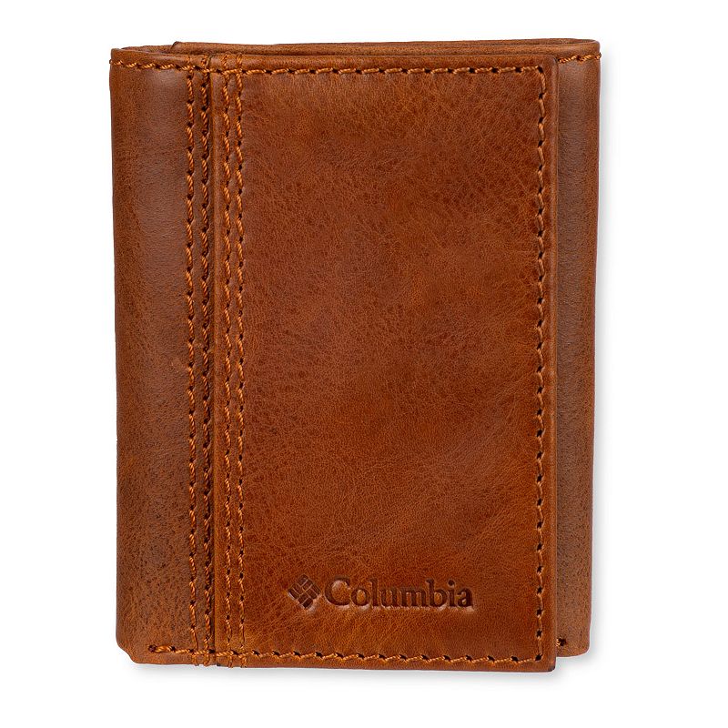Men's Columbia RFID-Blocking Extra-Capacity Trifold Wallet with Exterior Pocket