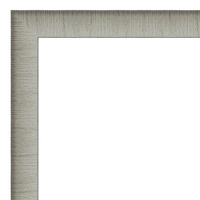 Amanti Art Elegant Brushed Pewter Narrow Picture Frame