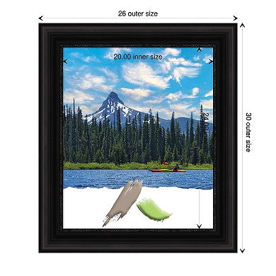 Amanti Art Parlor Black Picture Frame