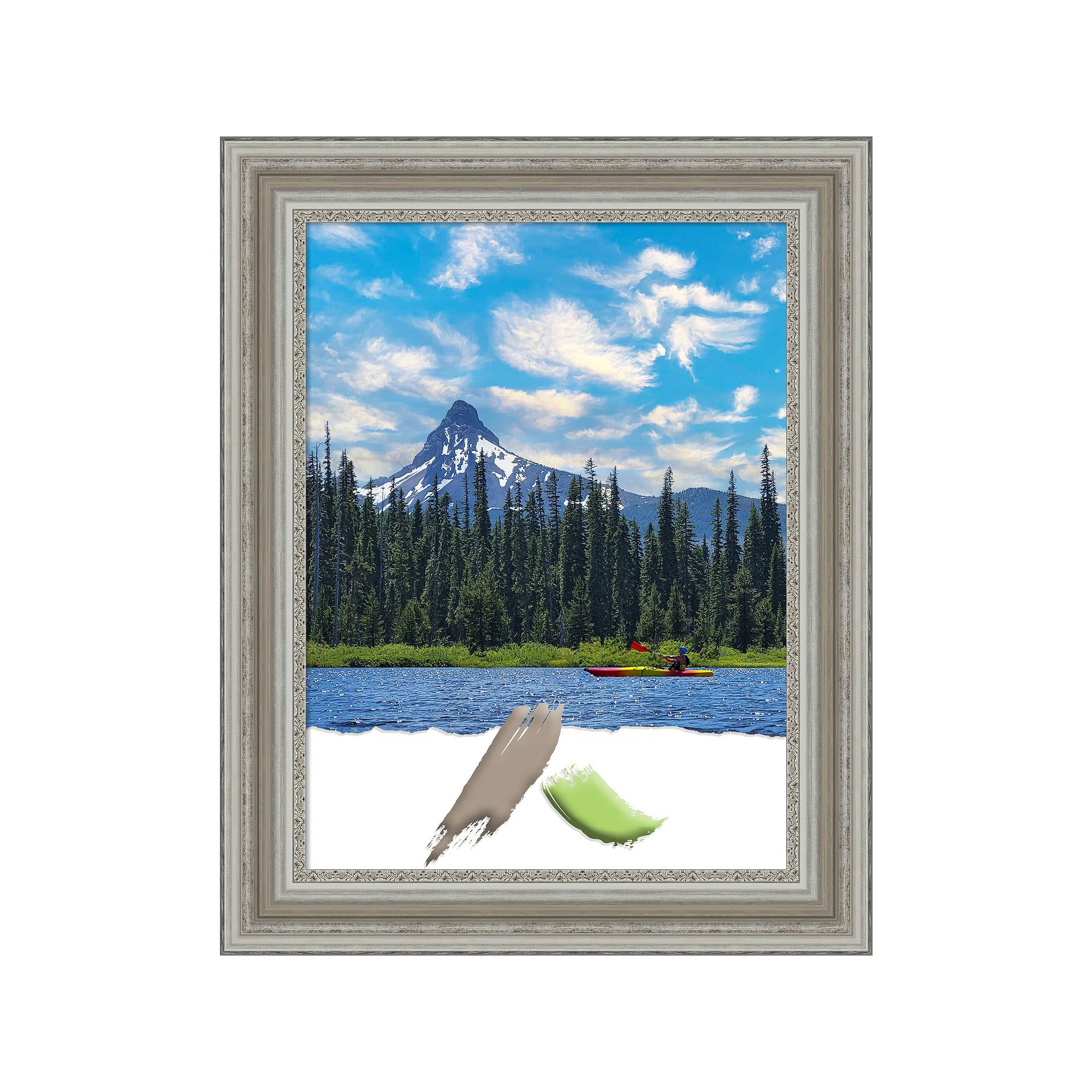 Amanti Art Parlor Silver Picture Frame