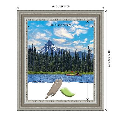 Amanti Art Parlor Silver Picture Frame 