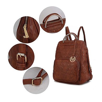 MKF Collection Torra Milan M Signature Trendy Backpack By Mia K