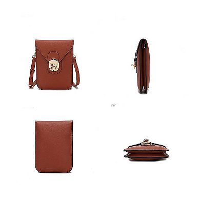 MKF Collection Havana Smartphone Womens Crossbody Bag by Mia K