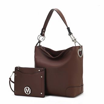MKF Collection Viviana Women Hobo Bag with Wristlet Wallet by Mia K