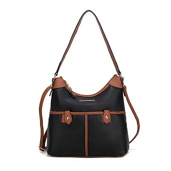 MKF Collection Harper Color Block Womens Shoulder Bag by Mia K