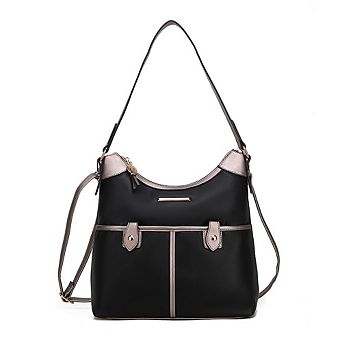 MKF Collection Harper Color Block Womens Shoulder Bag by Mia K