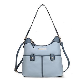 MKF Collection Harper Color Block Womens Shoulder Bag by Mia K