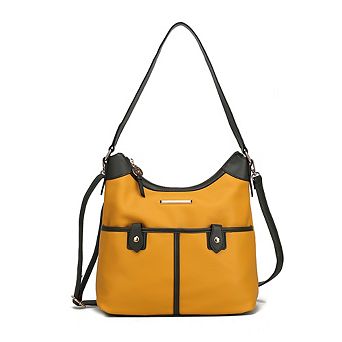 MKF Collection Harper Color Block Womens Shoulder Bag by Mia K