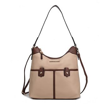 MKF Collection Harper Color Block Womens Shoulder Bag by Mia K