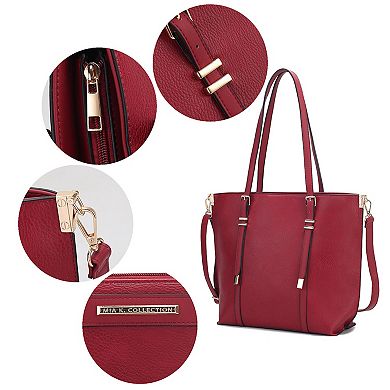 MKF Collection Emery Womens Tote Handbags & Wallet by Mia K - 2 PCS