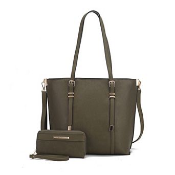 MKF Collection Emery Womens Tote Handbags & Wallet by Mia K - 2 pc