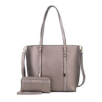 MKF Collection Emery Womens Tote Handbags & Wallet by Mia K - 2 pc